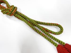 正絹　撚り房　手組帯締め